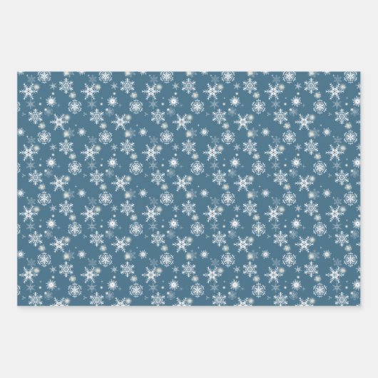 Weihnachten im Winter. Geschenkpapier Set (Vorderseite 2)