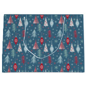 Weihnachten im Winter. Große Geschenktüte (Vorderseite)