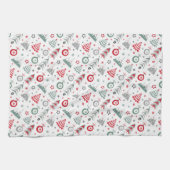 Weihnachten im Winter. Küchentücher (Horizontal)