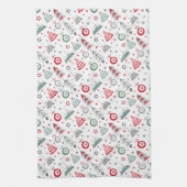 Weihnachten im Winter. Küchentücher (Vertikal)