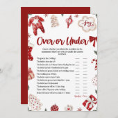 Weihnachten im Winter oder unter Kinderdusche Einladung (Vorne/Hinten)