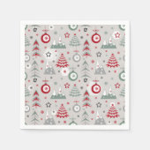 Weihnachten im Winter. Serviette (Vorderseite)