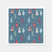 Weihnachten im Winter. Serviette (Vorderseite)