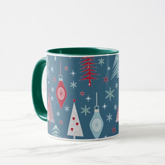 Weihnachten im Winter. Tasse (Vorderseite Links)