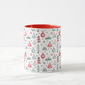 Weihnachten im Winter. Tasse (Zentrum)