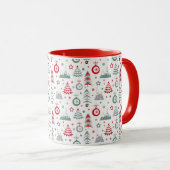 Weihnachten im Winter. Tasse (VorderseiteRechts)