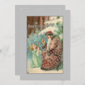 Weihnachten im Winterwald mit Engel (Vorne/Hinten)