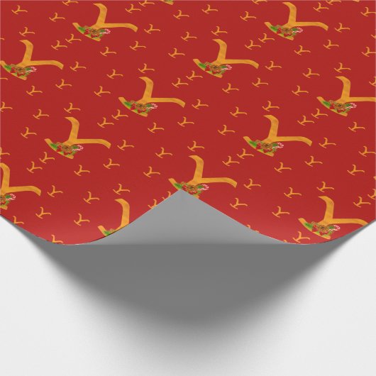 Weihnachten im Yellowstone 3 - Geschenkpapier (Ecke)