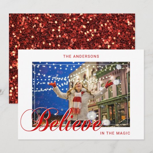 Weihnachten im Zauber Rot | FOTO (Vorne/Hinten)