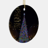 Weihnachten im Zentrum von Dallas Keramik Ornament (Rechts)