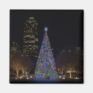 Weihnachten im Zentrum von Dallas Magnet