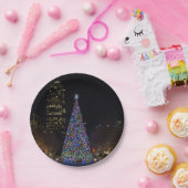 Weihnachten im Zentrum von Dallas Pappteller (Party)