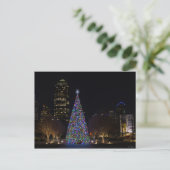 Weihnachten im Zentrum von Dallas Postkarte (Stehend Vorderseite)