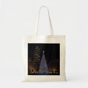 Weihnachten im Zentrum von Dallas Tragetasche