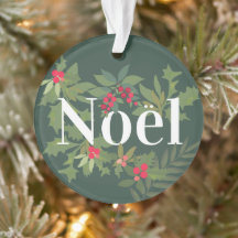 Weihnachten immergrüne Blätter und Beeren Urlaub