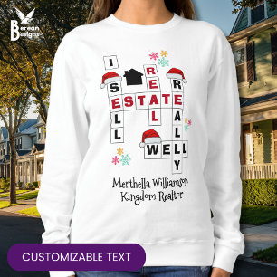 WEIHNACHTEN Immobilienmakler ICH VERKAUFE RICHTIG Sweatshirt
