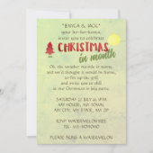 Weihnachten in allen monatigen Party Einladungen (Vorderseite)