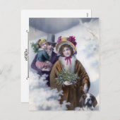 Weihnachten in Andover, Vintages Urlaubsdesign (Vorne/Hinten)