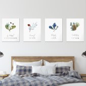 Weihnachten in Aquarellen Isiah 9:6 Bilderwand Sets (Schlafzimmer)