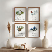 Weihnachten in Aquarellen Isiah 9:6 Bilderwand Sets