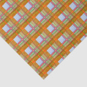 Weihnachten in Aquarellen Kariert Seidenpapier (Ausschnitt)