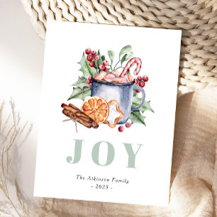 Weihnachten in Aquarellen Niedlicher Urlaub Postka