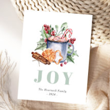 Weihnachten in Aquarellen Niedlicher Urlaub Postka