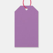 Weihnachten in Aquarellfarbe Handgemalte Muster Geschenkanhänger (Rückseite)