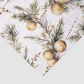 Weihnachten in Aquarellgolden Seidenpapier (Ausschnitt)