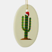 Weihnachten in Arizona Keramikornament (Rechts)