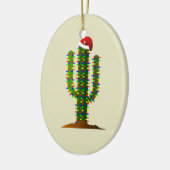 Weihnachten in Arizona Keramikornament (Links)