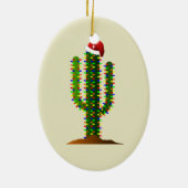 Weihnachten in Arizona Keramikornament (Hinten)