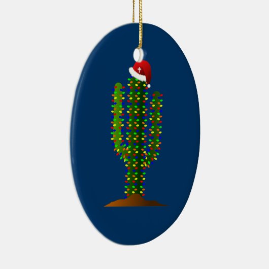 Weihnachten in Arizona Keramikornament (Rechts)