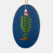 Weihnachten in Arizona Keramikornament (Links)