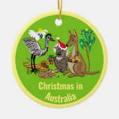 Weihnachten in Australien Keramik Ornament (Vorne)