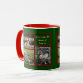 Weihnachten in Australien Tasse (Vorderseite Links)