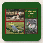 Weihnachten in Australien Untersetzer (Vorderseite)