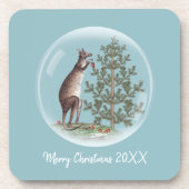 Weihnachten in Australien Untersetzer (Vorderseite)