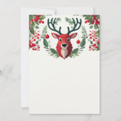 Weihnachten in Berlin Einladungskarte Einladung (Rückseite)