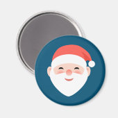 Weihnachten in Blau Magnet (Vorderseite/Rückseite)