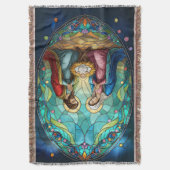 Weihnachten in Buntglas Decke (Vorderseite Vertikal)