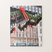 Weihnachten in Carnegie Hall Midtown Manhattan NYC Puzzle (Vertikal)