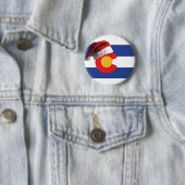 Weihnachten in Colorado Button (Beispiel)