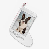 Weihnachten in Corgi Kleiner Weihnachtsstrumpf (Vorderansicht (hängend))