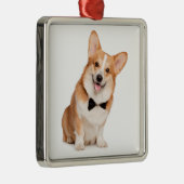 Weihnachten in Corgi Ornament Aus Metall (Rechts)