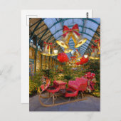 Weihnachten in Covent Garden, London, Großbritanni Postkarte (Vorne/Hinten)