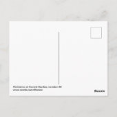 Weihnachten in Covent Garden, London UK Postcard Postkarte (Rückseite)