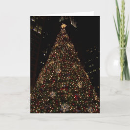 Weihnachten in Daley Plaza Chicago | Blank Karte