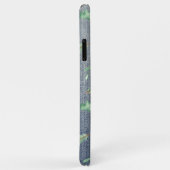 *~* Weihnachten in Demin Holly Poinsettias Case-Mate iPhone Hülle (Hinten/Rechts)