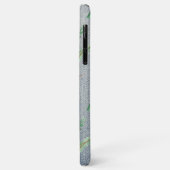 *~* Weihnachten in Demin Holly Poinsettias Case-Mate iPhone Hülle (Hinten/Links)